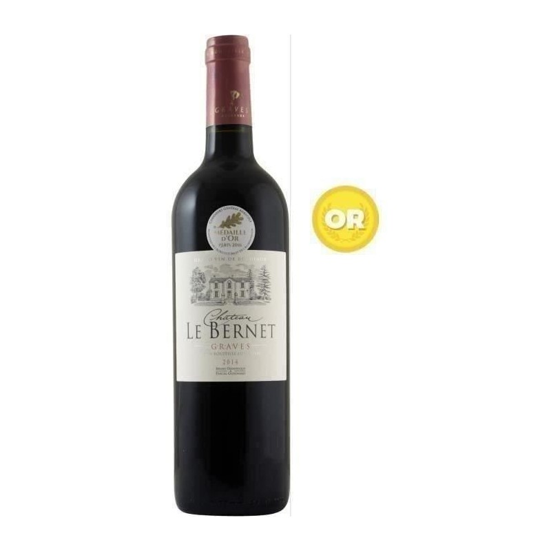 Château Le Bernet 2014 Graves - Vin rouge de Bordeaux Château Le Bernet 2014 Graves - Vin rouge de Bordeaux