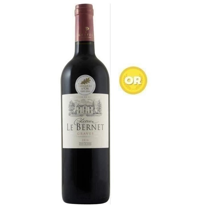 Château Le Bernet 2014 Graves - Vin rouge de Bordeaux