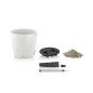 LECHUZA Pot de fleurs - Classico color 28 - Ø 28 x 26 - Kit complet - Blanc - 9 L LECHUZA Pot de fleurs - Classico color 28 - Ø 28 x 26 - Kit complet - Blanc - 9 L