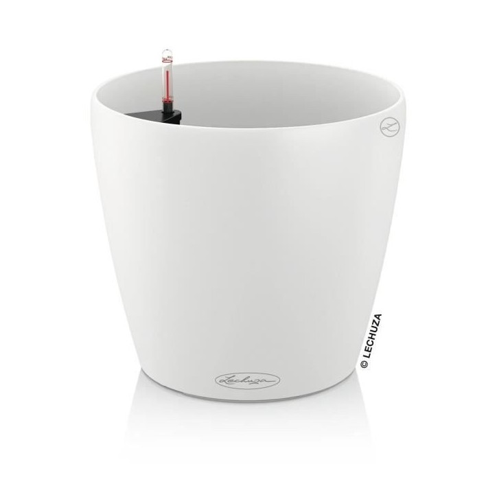 LECHUZA Pot de fleurs Classico Color 43 - All-in-one - Ø 42,0 x 39,5 cm - Kit complet - Blanc - 13230 LECHUZA Pot de fleurs Classico Color 43 - All-in-one - Ø 42,0 x 39,5 cm - Kit complet - Blanc - 13230