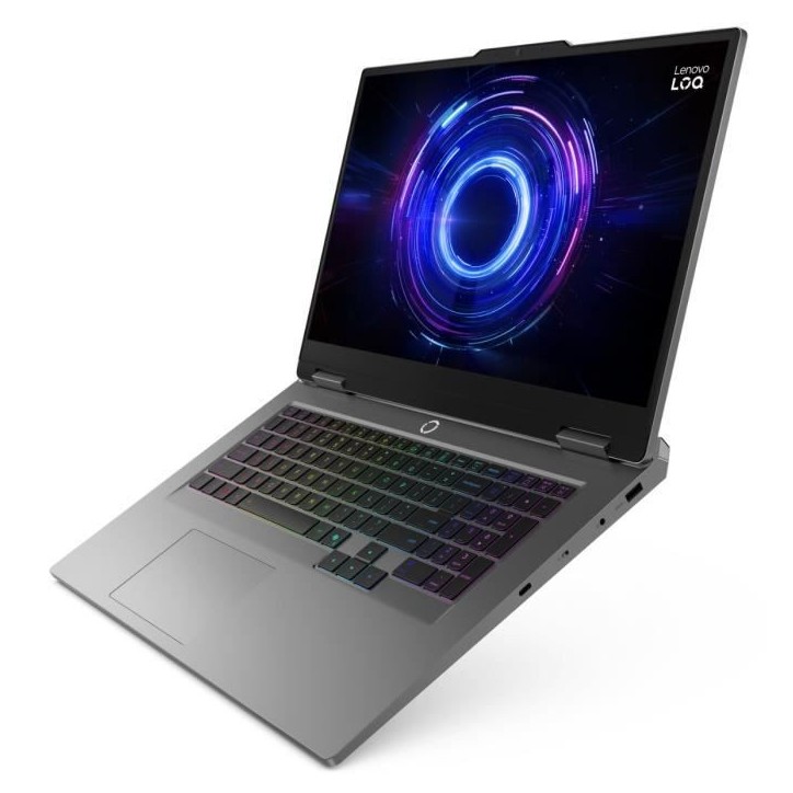 PC portable Gamer LENOVO LOQ 17IRX10 | Sans Windows - 17'' FHD 165hz - Core i7-13650HX - RTX 5060 115W - RAM 16 Go - SSD 512 Go