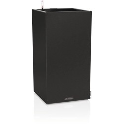 LECHUZA Pot de fleurs - Canto Stone 40 - 40 x 40 x 76 cm - Kit complet