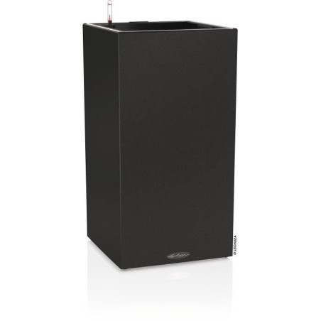 LECHUZA Pot de fleurs - Canto Stone 40 - 40 x 40 x 76 cm - Kit complet