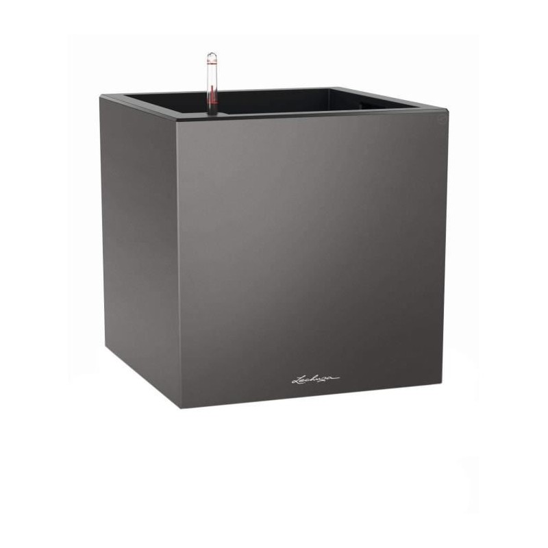 LECHUZA Pot de fleurs - Canto Premium Cube 40 - 40 x 40 x 40 cm - Kit