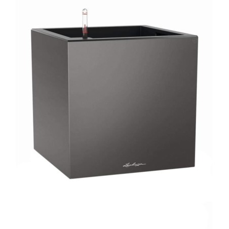 LECHUZA Pot de fleurs - Canto Premium Cube 40 - 40 x 40 x 40 cm - Kit
