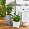 LECHUZA Pot de fleurs - Canto Premium Cube 40 - 40 x 40 x 40 cm - Kit