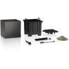 LECHUZA Pot de fleur - Canto Premium Cube 40 - 40 x 40 x 40 cm - Kit c
