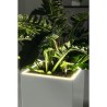 LECHUZA Pot de fleur - Canto Premium Cube 40 - 40 x 40 x 40 cm - Kit c