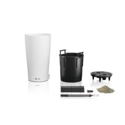 LECHUZA Pot de fleurs - Cilindro color 32 - Ø 32 x 56 cm - 13 L - Kit