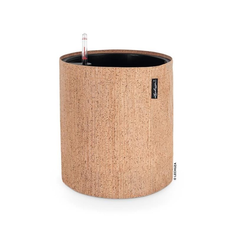 LECHUZA Jardiniere TRENDCOVER 32 Cork ALL-IN-ONE Naturel clair 441317
