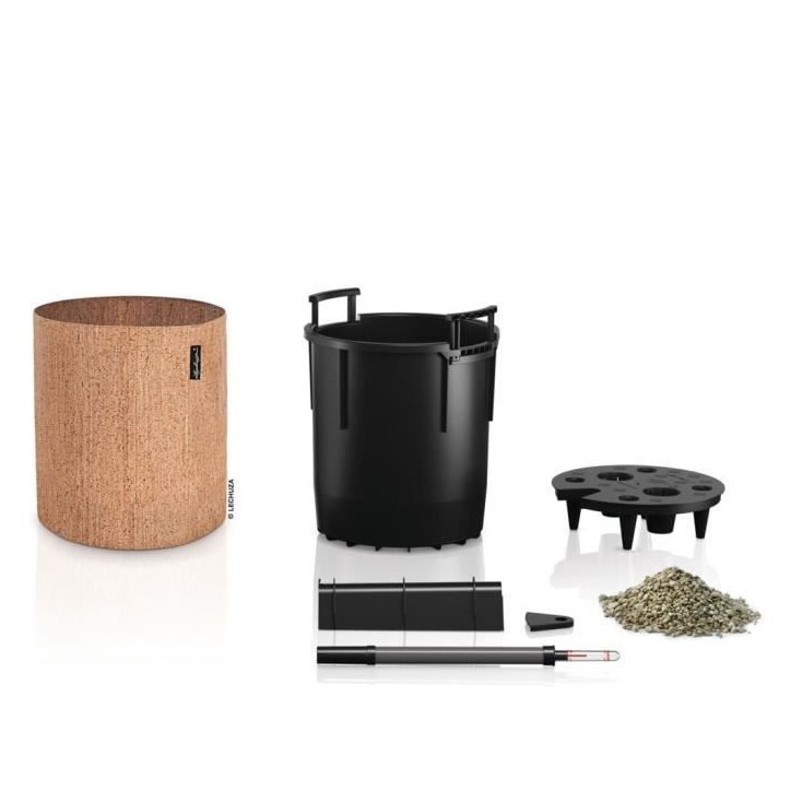 LECHUZA Jardiniere TRENDCOVER 32 Cork ALL-IN-ONE Naturel clair 441317 LECHUZA Jardiniere TRENDCOVER 32 Cork ALL-IN-ONE Naturel clair 441317