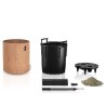 LECHUZA Jardiniere TRENDCOVER 32 Cork ALL-IN-ONE Naturel clair 441317