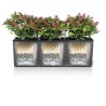 LECHUZA Jardiniere - Trio cottage 30 - 100 x 32,5 x 34,5 cm - 42 L - K