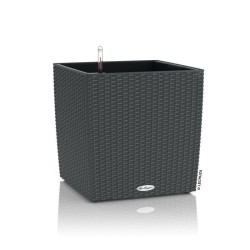 LECHUZA Pot de fleurs - Cube cottage 30 - 29,5 x 29,5 x 30 cm - 12 L -