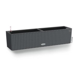 LECHUZA Jardiniere BALCONERA Cottage 80 ALL-IN-ONE Granit 443324