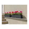 LECHUZA Jardiniere BALCONERA Cottage 80 ALL-IN-ONE Granit 443324