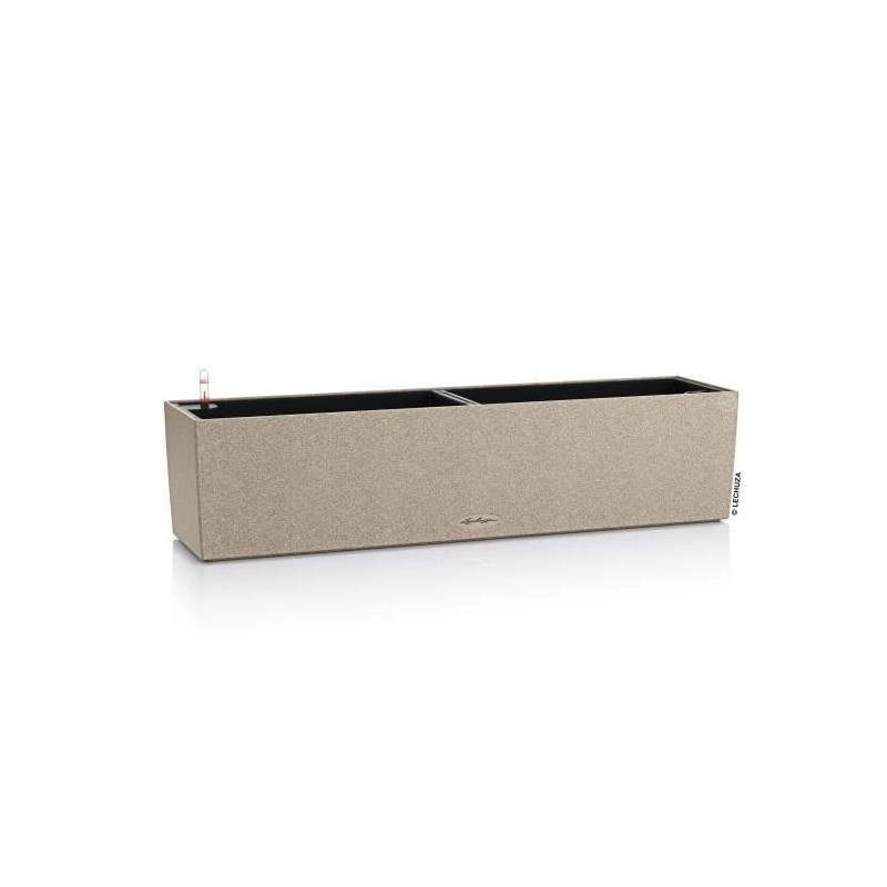 LECHUZA Jardiniere BALCONERA Stone 80 ALL-IN-ONE Beige LECHUZA Jardiniere BALCONERA Stone 80 ALL-IN-ONE Beige