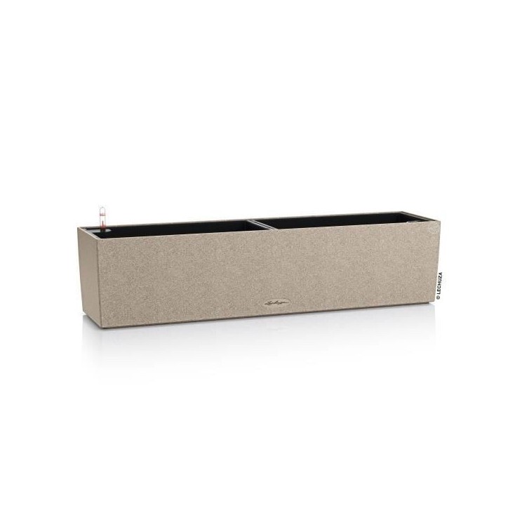 LECHUZA Jardiniere BALCONERA Stone 80 ALL-IN-ONE Beige LECHUZA Jardiniere BALCONERA Stone 80 ALL-IN-ONE Beige