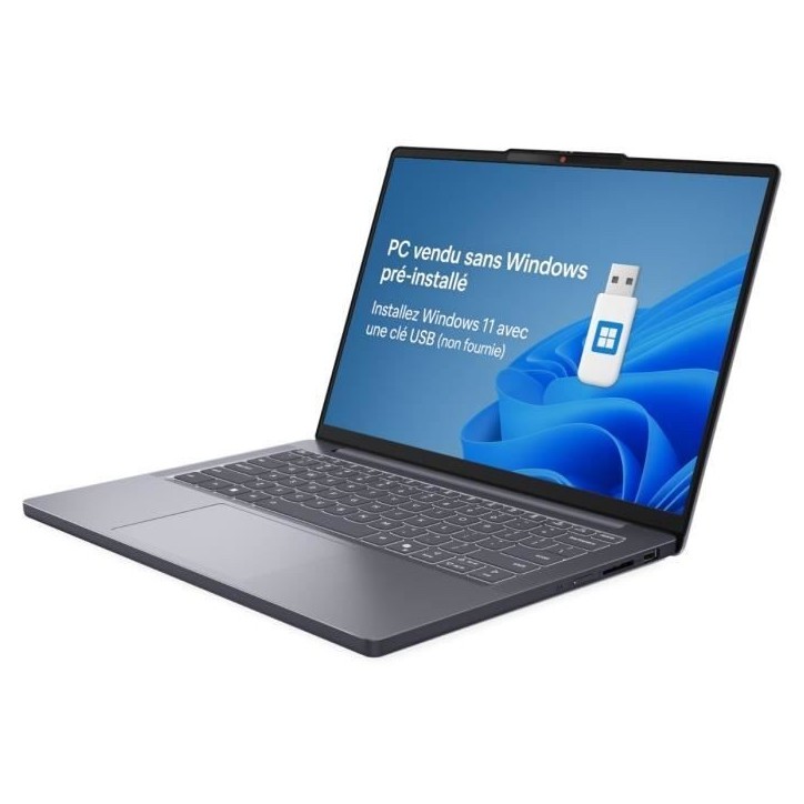 PC portable IdeaPad Slim 3 14IRH10 | Sans Windows - 14'' WUXGA OLED - Core i7-13620H - RAM 24 Go - SSD 512 Go - AZERTY PC portable IdeaPad Slim 3 14IRH10 | Sans Windows - 14'' WUXGA OLED - Core i7-13620H - RAM 24 Go - SSD 512 Go - AZERTY