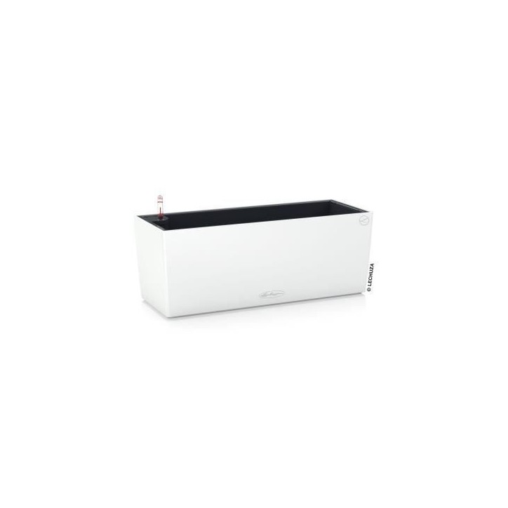 LECHUZA Jardiniere Balconera Color 50 ALL-IN-ONE Blanc 15670