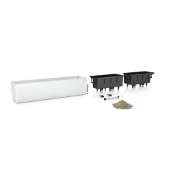LECHUZA Jardiniere Balconera Color 80 ALL-IN-ONE blanc 15680 421458