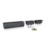 LECHUZA Jardiniere Balconera Color 80 ALL-IN-ONE Ardoise 15683 421459