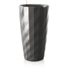 LECHUZA Pot de fleur - Diamante Premium - Ø 40 cm × 75 cm - Kit comp