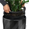 LECHUZA Pot de fleur - Diamante Premium - Ø 40 cm × 75 cm - Kit comp