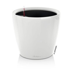 LECHUZA Jardiniere Classico 28 LS ALL-IN-ONE Blanc brillant 16040 4214