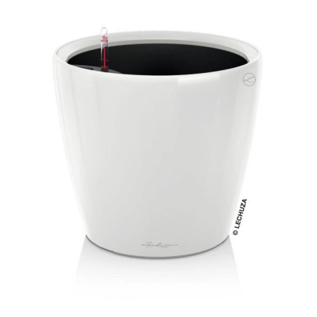 Jardiniere - LECHUZA - Classico 35 LS ALL-IN-ONE - Blanc brillant - Sy