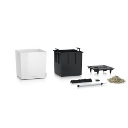 LECHUZA Pot de fleurs - Cube premium 40 - 39,0 x 39,0 x 40 cm - 31 L -