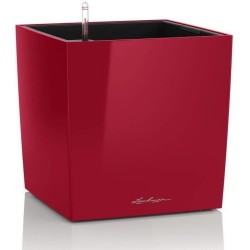 LECHUZA Pot de fleur - Cube Premium 40 - 39,0 x 39,0 x 40 cm - Kit com