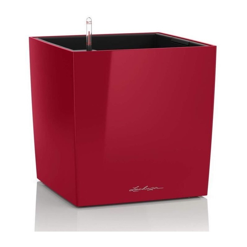 LECHUZA Pot de fleur - Cube Premium 40 - 39,0 x 39,0 x 40 cm - Kit com LECHUZA Pot de fleur - Cube Premium 40 - 39,0 x 39,0 x 40 cm - Kit com
