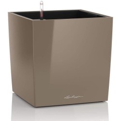 LECHUZA Pot de fleur - Cube Premium 50 - 49 x 49 x 49,5 cm - Kit compl