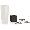 LECHUZA Pot de fleurs - Cubico Alto 40 All-in-one - 39,5 x 39,5 x 105