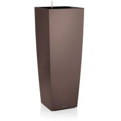LECHUZA Pot de fleurs - Cubico Alto 40 All-in-one - 39,5 x 39,5 x 105