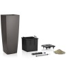 LECHUZA Pot de fleurs Cubico Alto 40 ALL-IN-ONE - 40 x 40 x 105 cm - 1