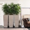 LECHUZA Pot de fleurs Cubico Alto 40 ALL-IN-ONE - 40 x 40 x 105 cm - 1