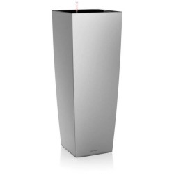 LECHUZA Pot de fleur - Cubico Alto Premium 40 - 39,5 x 39,5 x 105 cm -