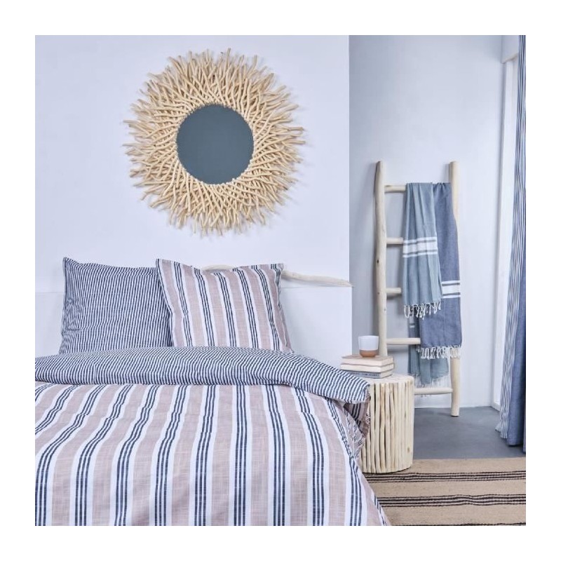 Parure de lit - TODAY Kargo - 220x240 cm - 2 personnes - coton imprim Parure de lit - TODAY Kargo - 220x240 cm - 2 personnes - coton imprim