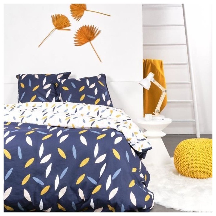 Parure de lit - TODAY Sunshine - 240x220 cm - 2 personnes - coton imprimé floral