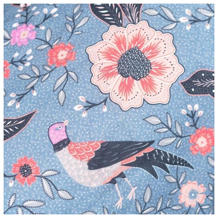 Parure de lit - TODAY Sunshine - 240x220 cm - 2 personnes - coton imprimé floral