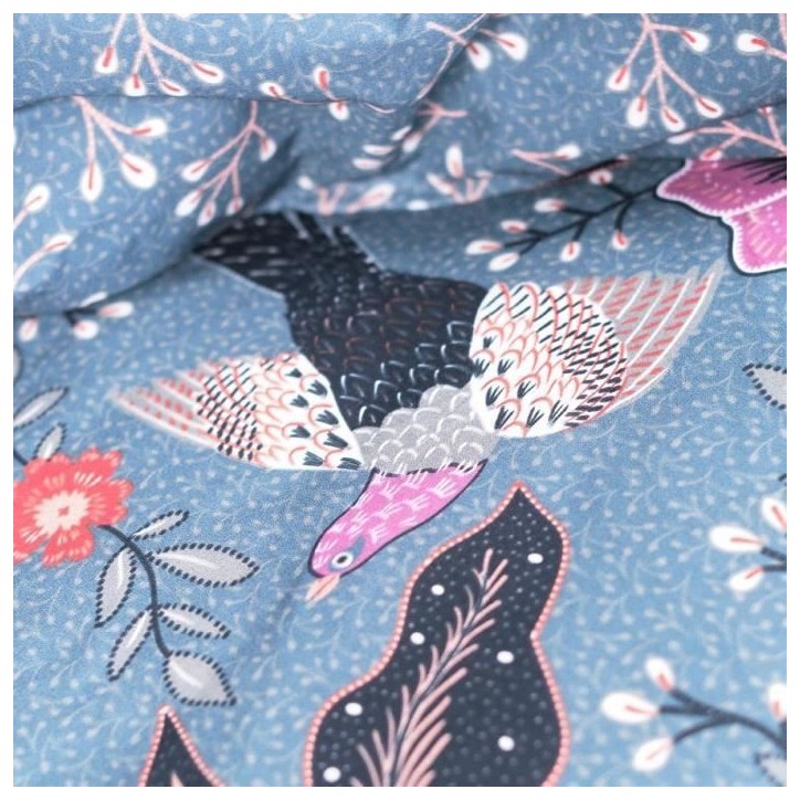 Parure de lit - TODAY Sunshine - 240x220 cm - 2 personnes - coton imprimé floral