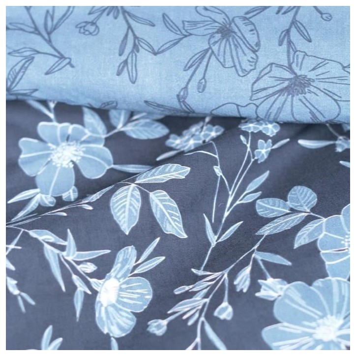 Parure de lit - TODAY Sunshine - 240x260 cm - 2 personnes - coton imprimé floral