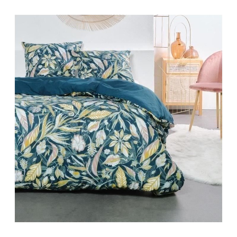 Parure de lit - TODAY Sunshine - 240x220 cm - 2 personnes - coton impr Parure de lit - TODAY Sunshine - 240x220 cm - 2 personnes - coton impr