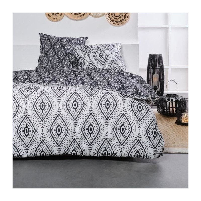 Parure de lit - TODAY Sunshine - 240x220 cm - 2 personnes - coton impr Parure de lit - TODAY Sunshine - 240x220 cm - 2 personnes - coton impr
