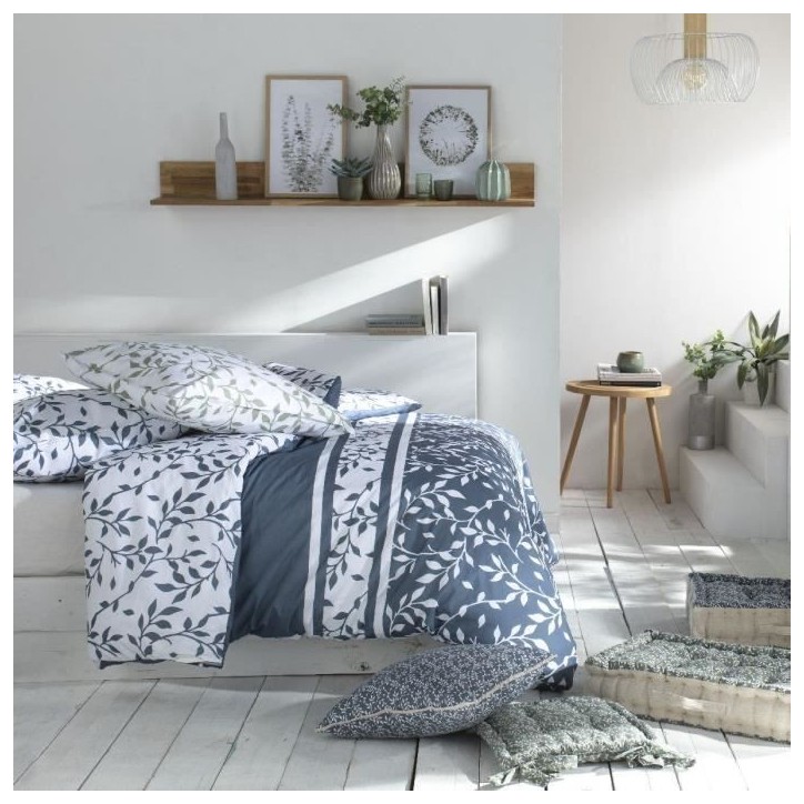 Parure de lit - TODAY Flower garden - 220x240 cm - 2 personnes - coton imprimé floral Parure de lit - TODAY Flower garden - 220x240 cm - 2 personnes - coton imprimé floral