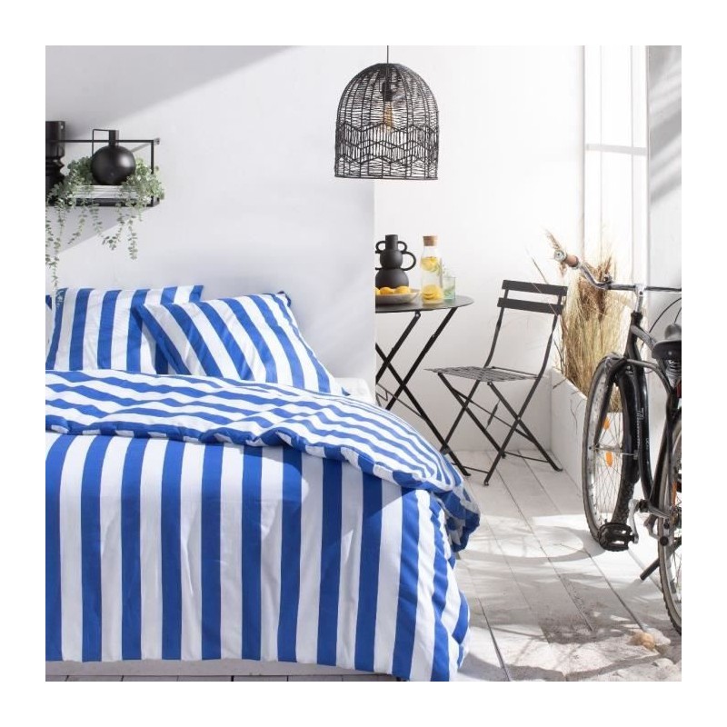 Parure de lit - TODAY Summer Stripes - 240x220 cm - 2 personnes - coto Parure de lit - TODAY Summer Stripes - 240x220 cm - 2 personnes - coto