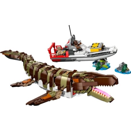 Jouet de construction - LEGO - 76974 - Bateau en mission - Mosasaure - 858 pieces