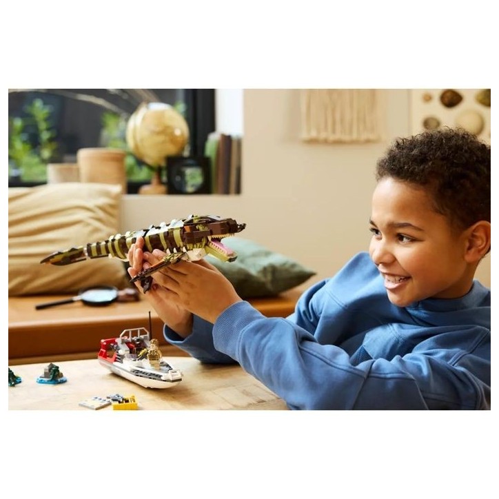 Jouet de construction - LEGO - 76974 - Bateau en mission - Mosasaure - 858 pieces Jouet de construction - LEGO - 76974 - Bateau en mission - Mosasaure - 858 pieces